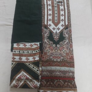 jaipuri design suit/item no-004 black in colour