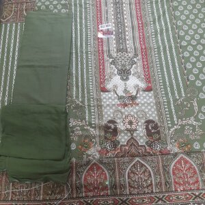 design cotton suit /item no-010/green colour