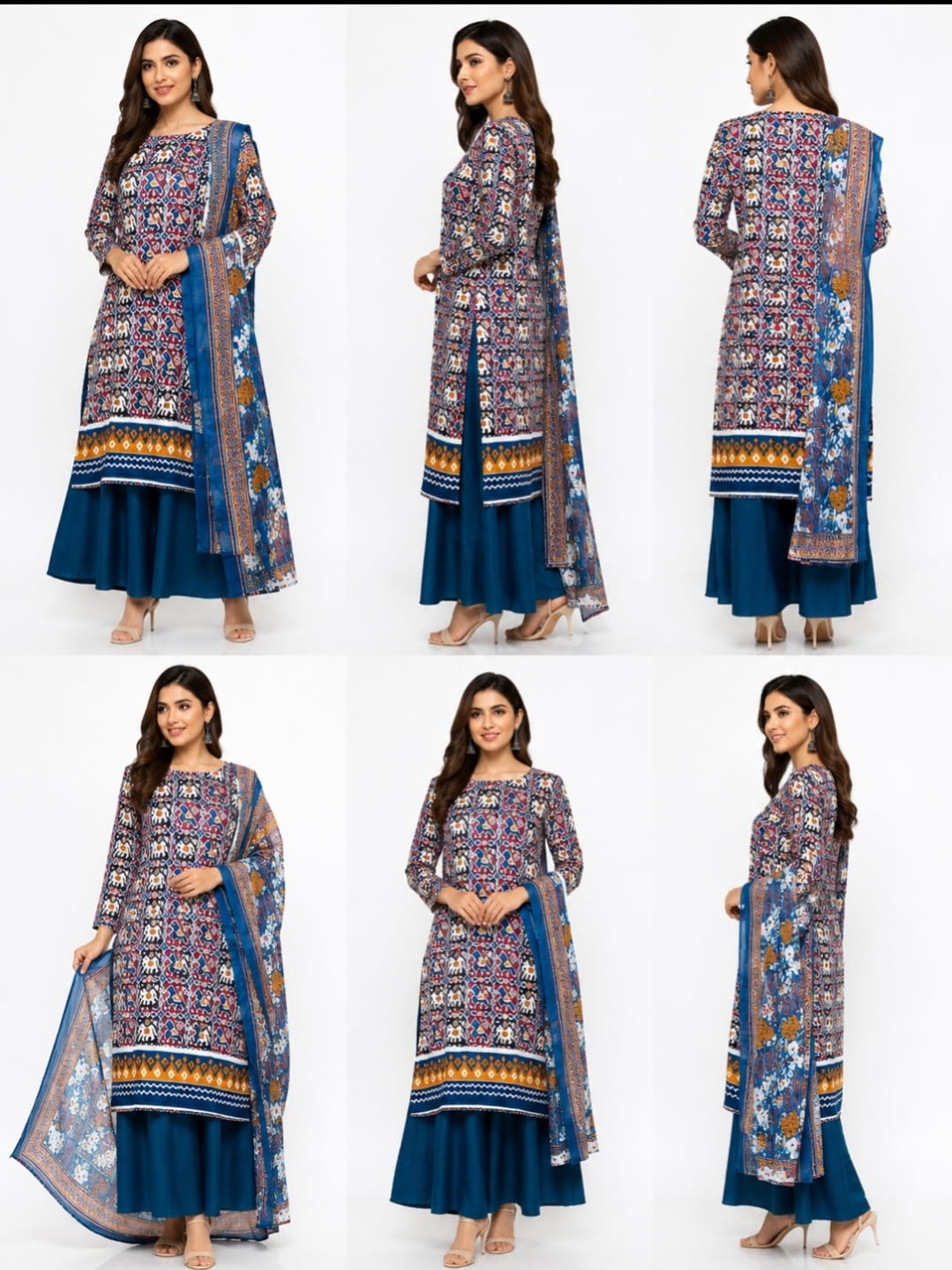 unstitched suit item no-147 - Image 3
