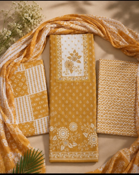 unstitched suit item no-153